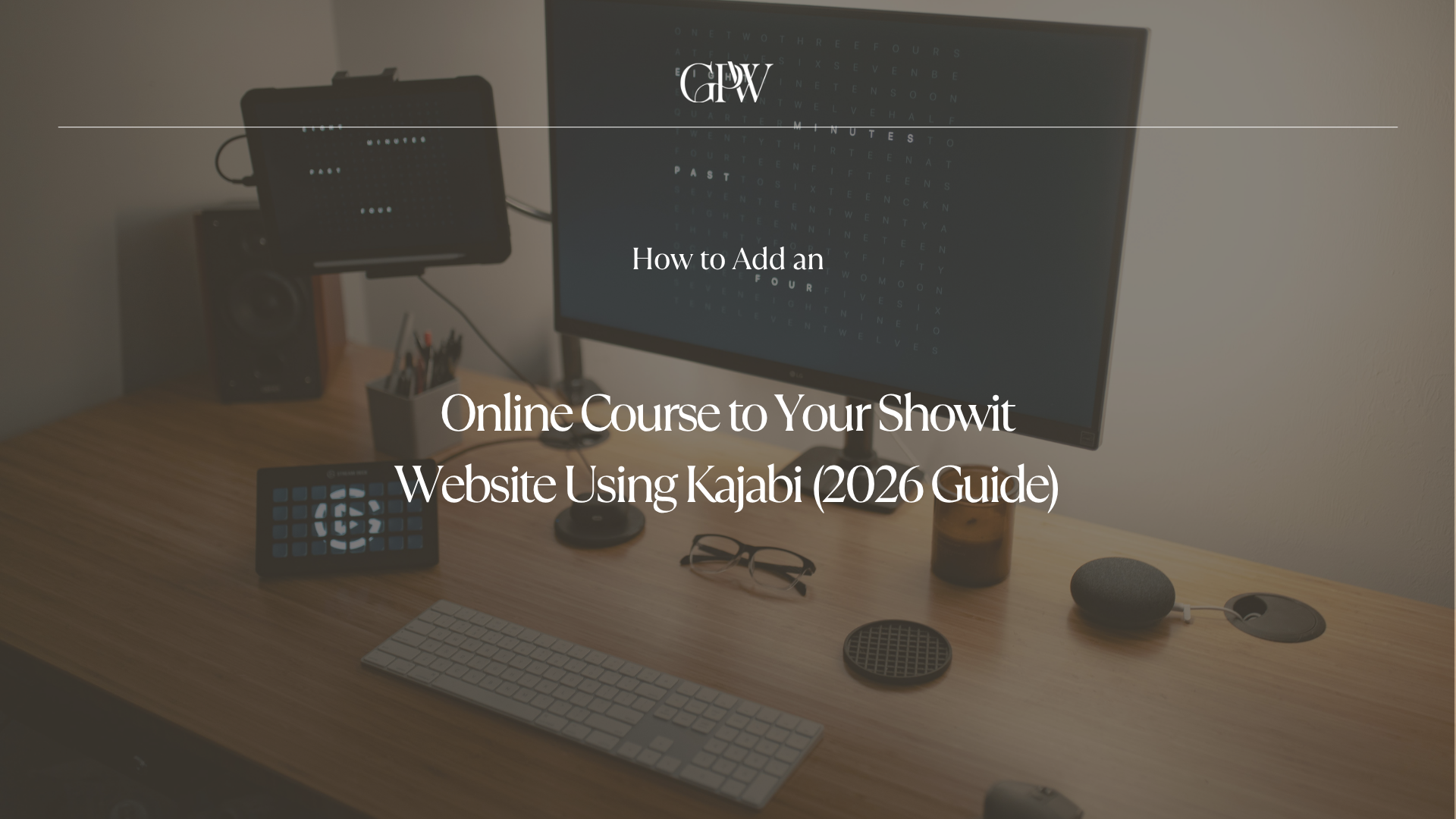 Online Course to Your Showit Website Using Kajabi