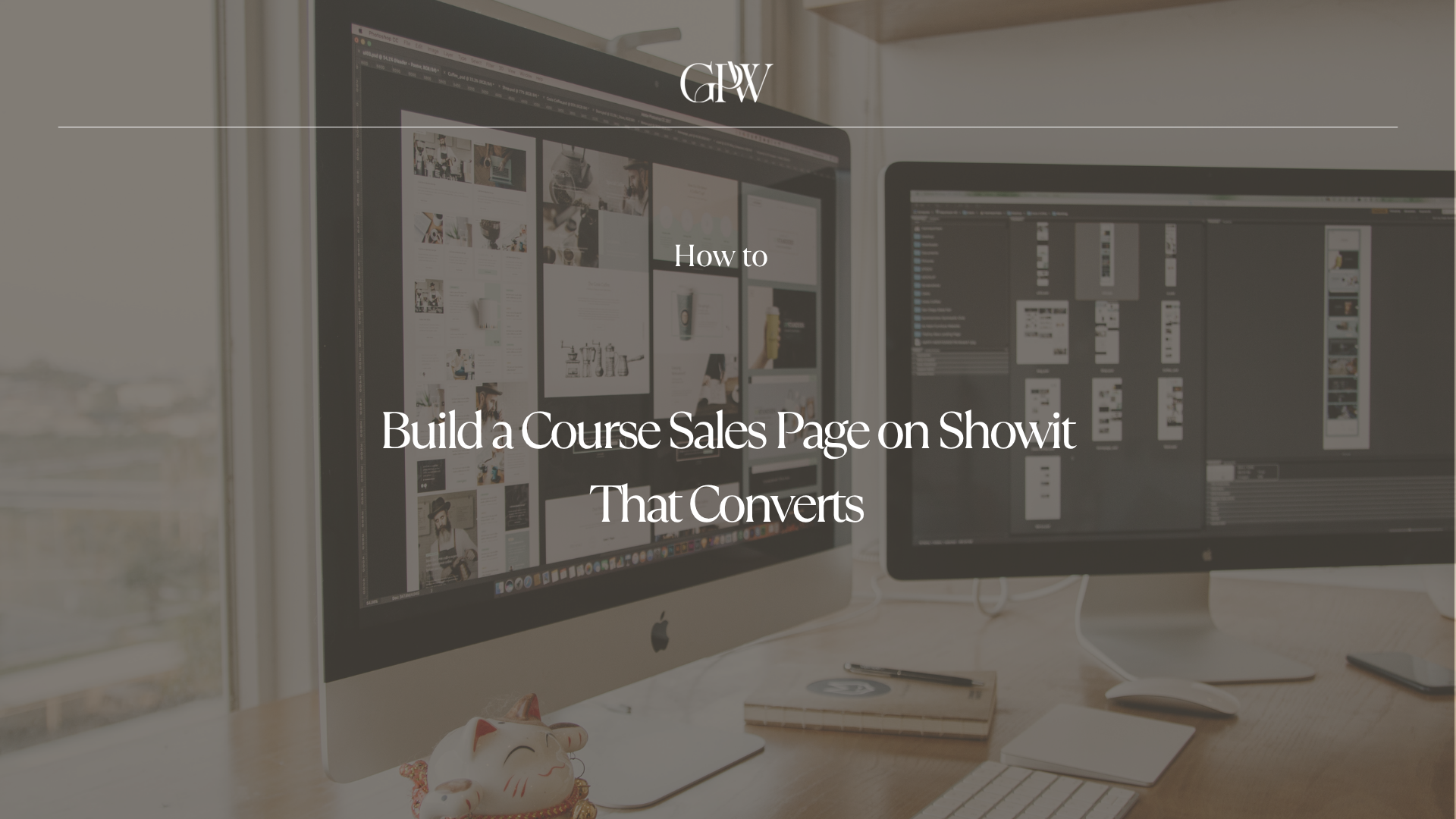 How to Build a Course Sales Page on Showit That Converts