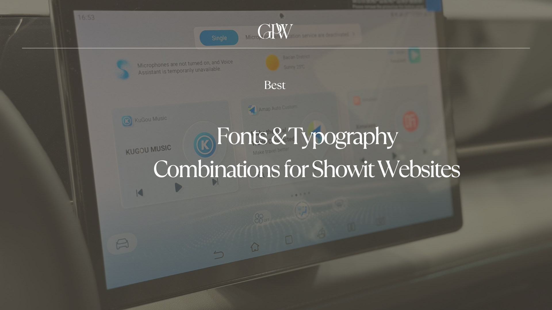Best Fonts & Typography Combinations for Showit Websites