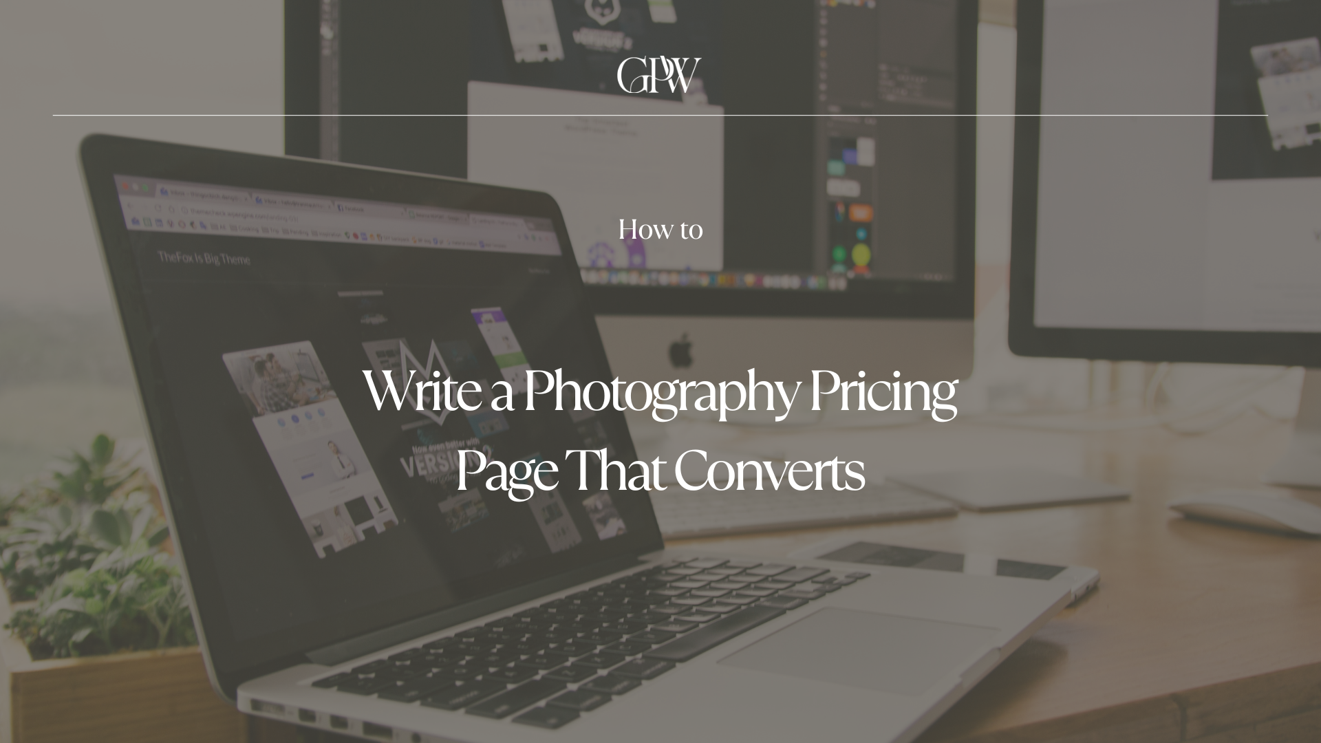 How to Write a Photography Pricing Page