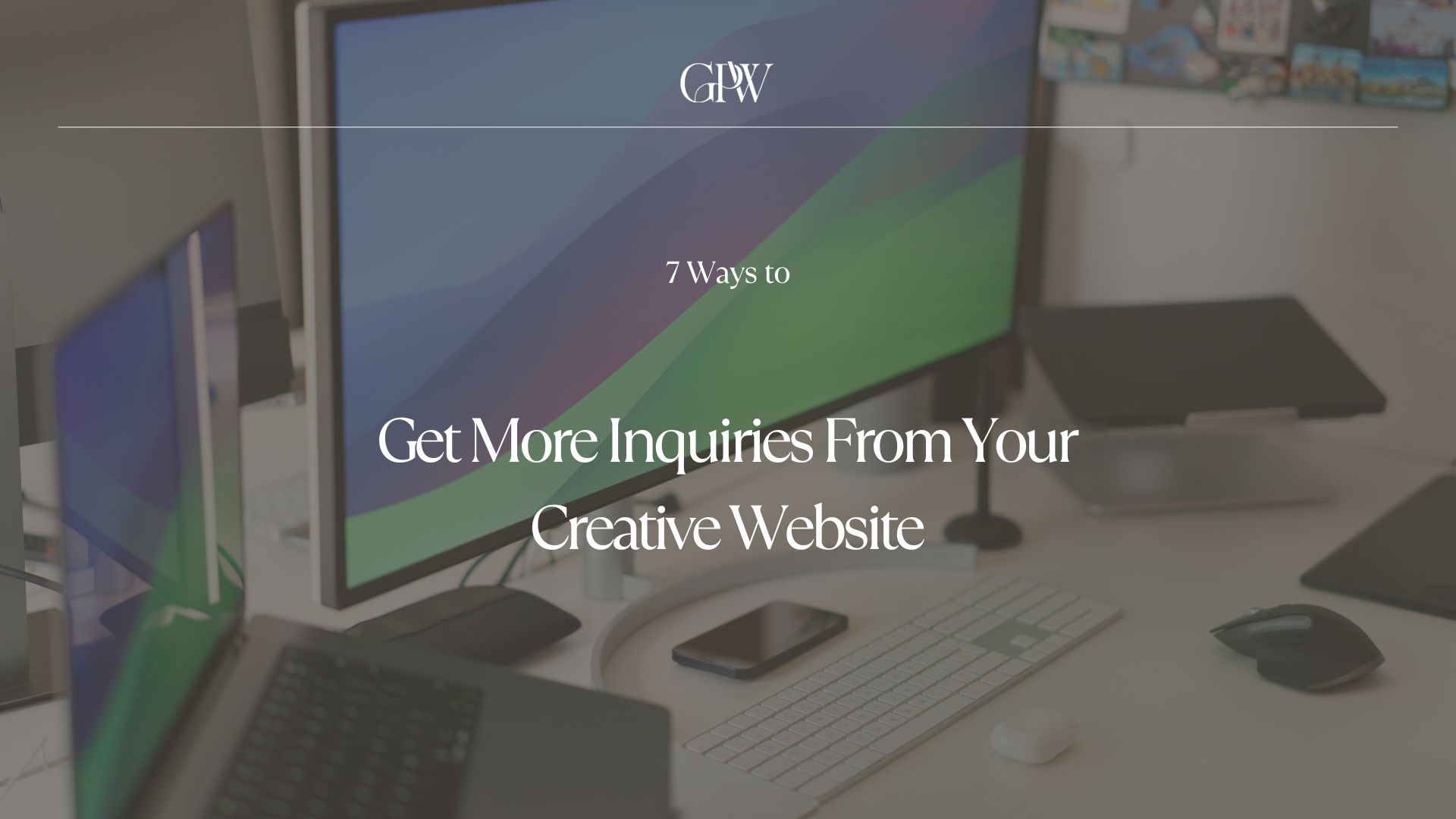 7 Ways to Get More Inquiries From Your Creative Website | GetPerfectWebsite